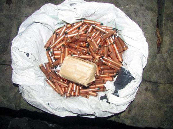 В парке Селидово обнаружен пакет с боеприпасами
