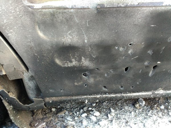 В Димитрове во время разбойного нападения на бизнесмена взорвали гранату