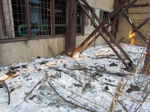 В результате взрыва в Димитрове пострадали два человека