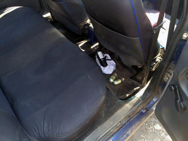 В автомобиле жителя Новогродовки обнаружены гранаты для подствольного гранатомета