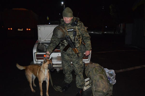 На блокпосту в Покровске собака выявила взрывчатку в автомобиле