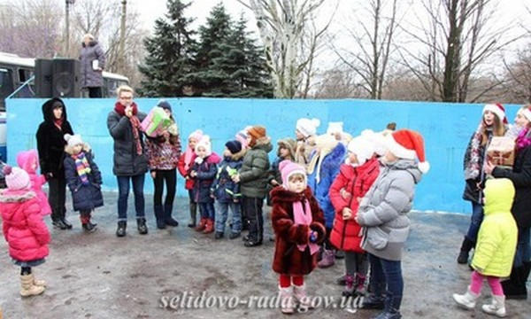 Рождественские гуляния в Селидово