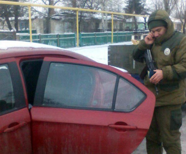 В Мирнограде полиция разоружила водителя автомобиля