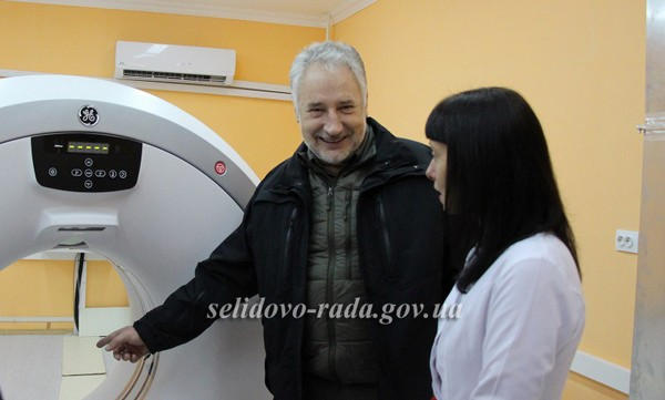 В Селидовской больнице появился современный компьютерный томограф