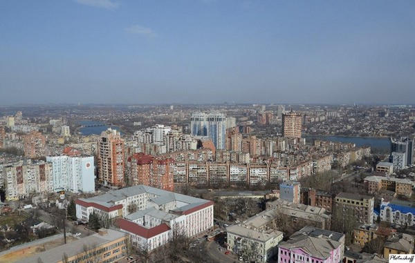 Донецк времен «ДНР»: как сегодня выглядит город с высоты птичьего полета