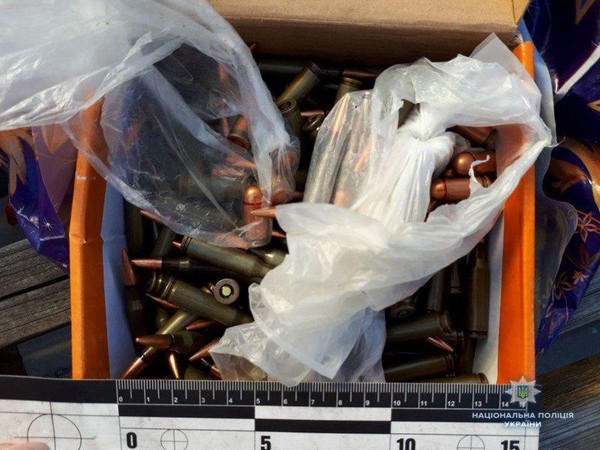 У пьяного жителя Мирнограда обнаружили около 200 патронов