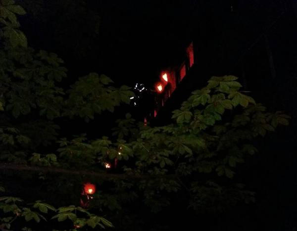 На одной из шахт Мирнограда ночью произошел пожар
