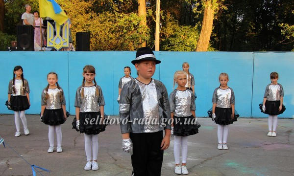 Как в Селидово отпраздновали день Конституции Украины