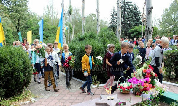 В Горняке прошли торжества по случаю Дня освобождения Донбасса