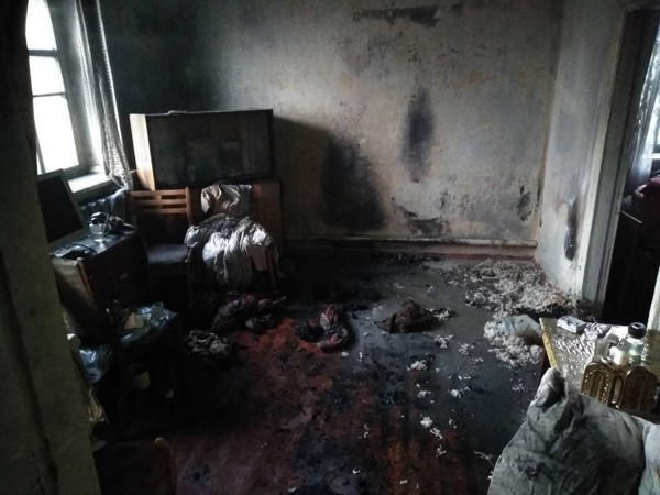 В результате пожара в Селидово погибли два человека