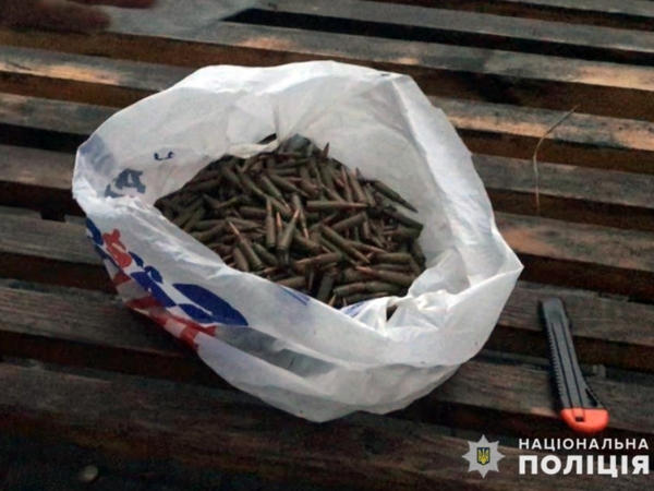 Житель Мирнограда нашел в лесополосе более полутысячи патронов к автомату
