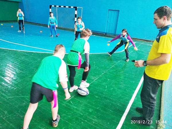 В Селидово прошел чемпионат Донецкой области по бесконтактному регби