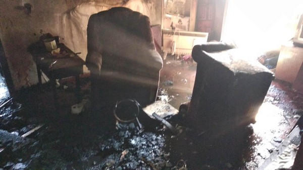 В результате пожара в Новогродовке погиб мужчина