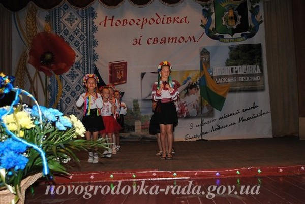 Как в Новогродовке отметили День Конституции Украины