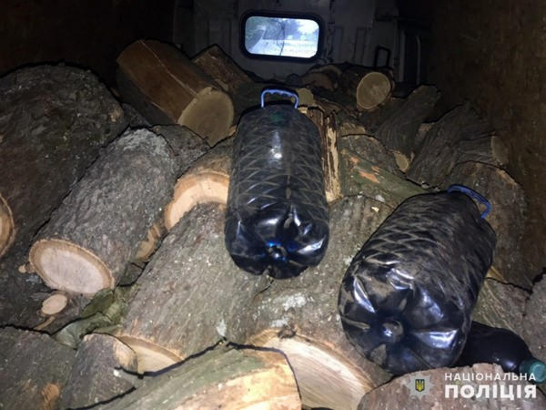Селидовские полицейские задержали «черного лесоруба»