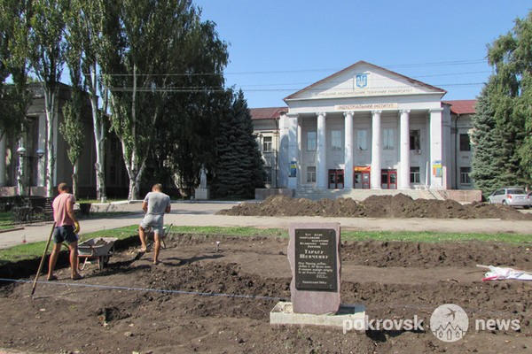 В Покровске готовятся к установке нового памятника Тарасу Шевченко