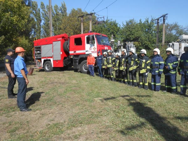 Спасатели потушили «пожар» на железной дороге в Покровске