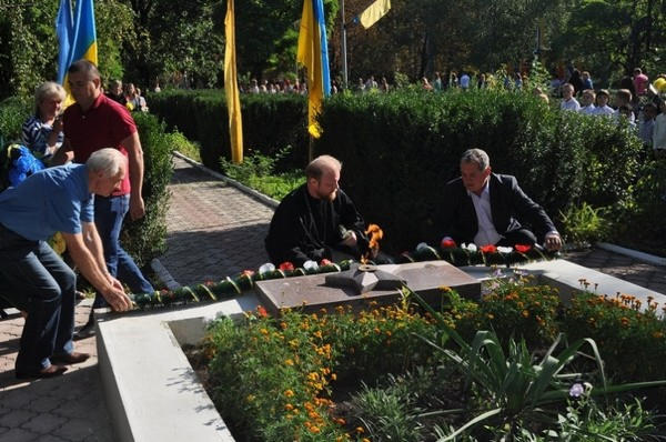 В Горняке отметили День освобождения Донбасса