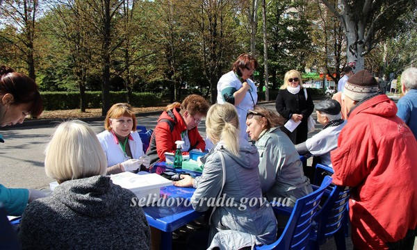 В Селидово проводят масштабные ярмарки семейного здоровья