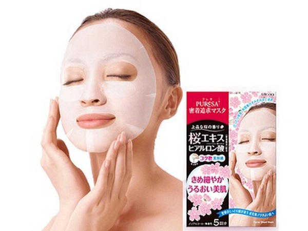 японские тканевые маски для лица