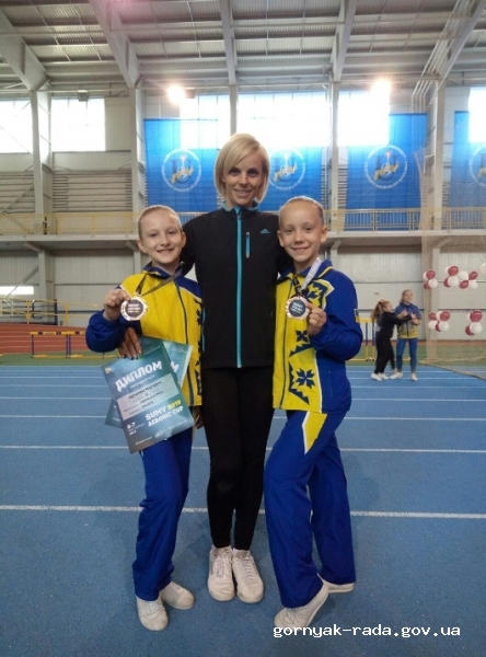 Спортсмены из Горняка собрали урожай медалей на Всеукраинском турнире по спортивной аэробике