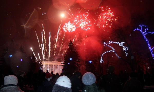 В Селидово ярко отметили Новый год
