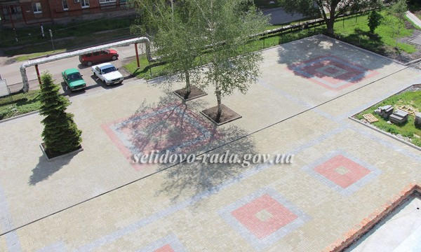 На территории будущей опорной школы в Селидово выпускники высадили березу