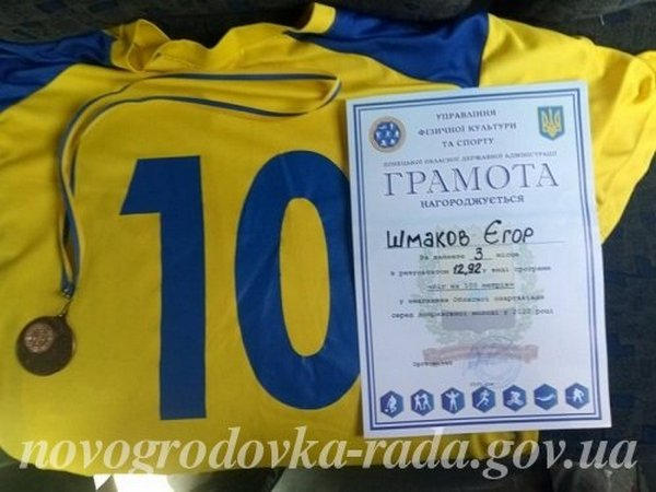 Школьник из Новогродовки занял 3 место на областной спартакиаде
