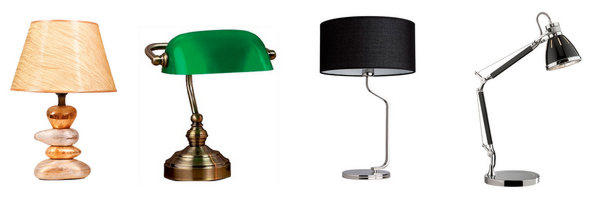 Настольные лампы: различные стили - широкие декоративные возможности