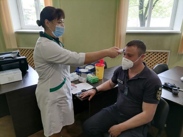 В Селидово спасателей вакцинировали от СОVID-19