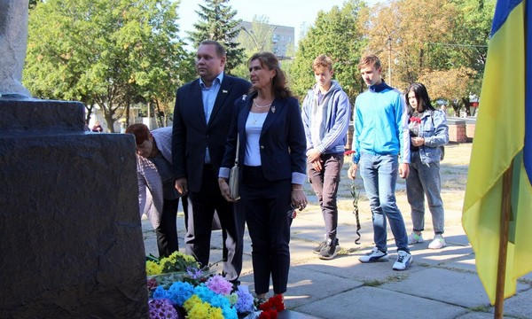 Как в Селидово отметили День освобождения Донбасса