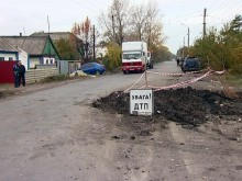 В районе Димитрова неизвестный автомобиль сбил насмерть пешехода и скрылся (видео)