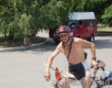 70-летний пенсионер преодолел 80-километровый велопробег «Доброполье — Красноармейск» (фото)