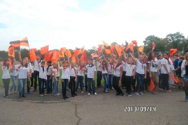 Спортивная феерия в Новогродовке закончилась флешмобом (фото)