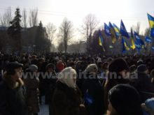 Красноармейск и Димитров поддержали Януковича митингами (фото, видео)