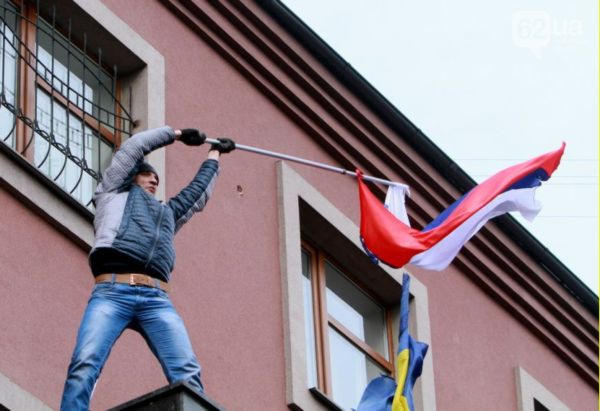 Хроника событий в Донецке 16 марта: митинги, штурмы, захваты зданий (фото, видео)
