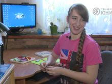 Донецкая школьница создает мультфильмы из пластилина (видео)