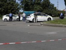 В Интернете появилось шокирующее видео расстрела сотрудников ГАИ в Донецке (видео)