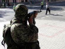 Стрельба в центре Донецка (фото, видео)