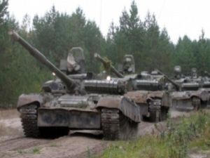 Украинские танки вошли в Донецк (видео)