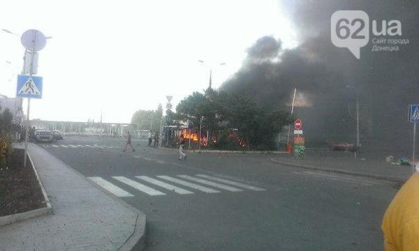 29 августа: Донецк в огне (фото, видео)