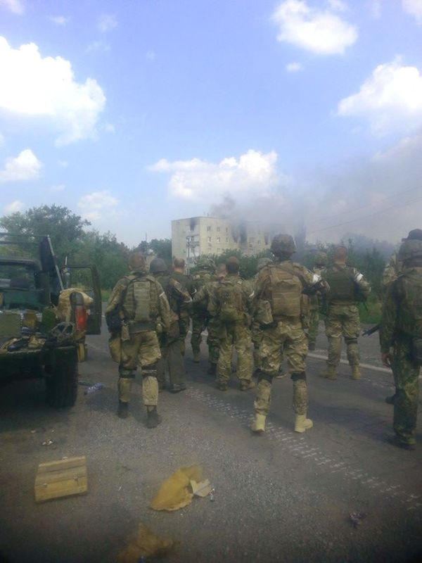 Силы АТО начали зачистку Донецка (фото, видео)