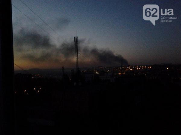 2 октября в Донецке: постоянные артобстрелы и огромный столб черного дыма (фото, видео)
