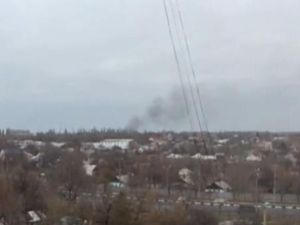 В Донецке после короткого перерыва возобновились активные боевые действия (фото, видео)