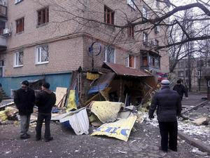 7 февраля: последствия артобстрелов Донецка