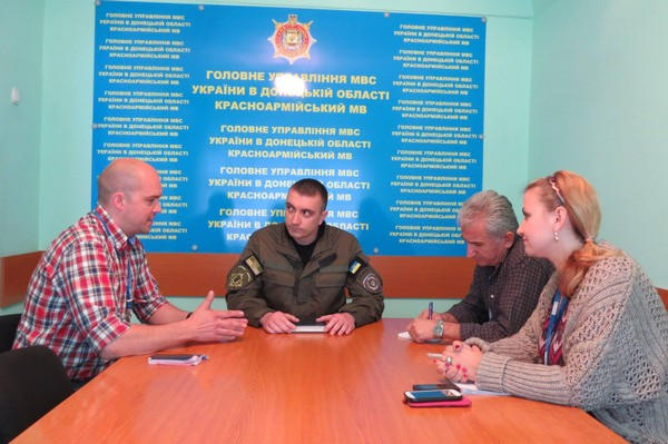 Красноармейск посетила мониторинговая миссия ОБСЕ