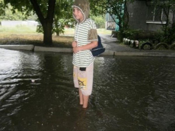 Потоп в Димитрове: как это было (фото)