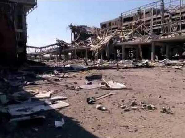 Новое видео, снятое в руинах донецкого аэропорта