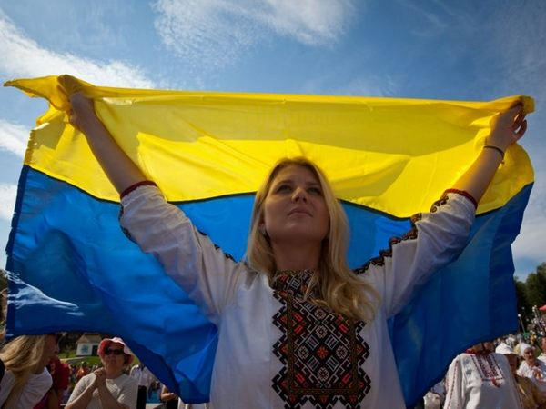 Жители Димитрова отпраздновали День Независимости Украины