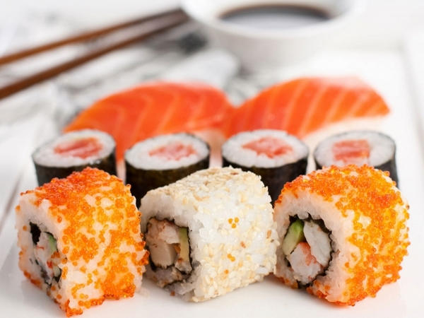 популярные виды суши